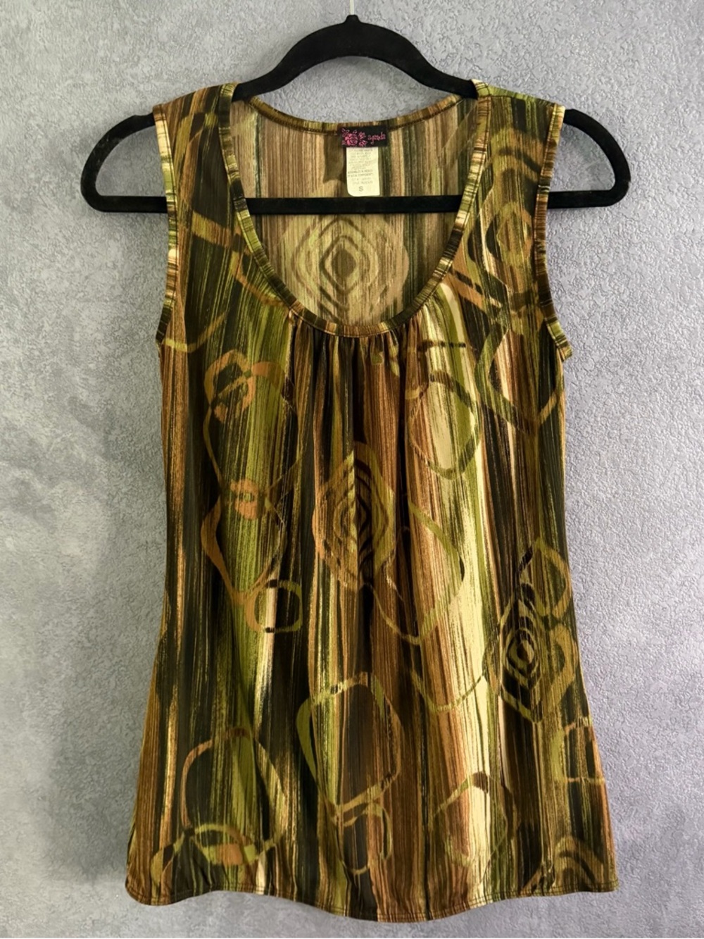 Vintage Agenda Sleeveless Top (Used — Excellent) • Size: S